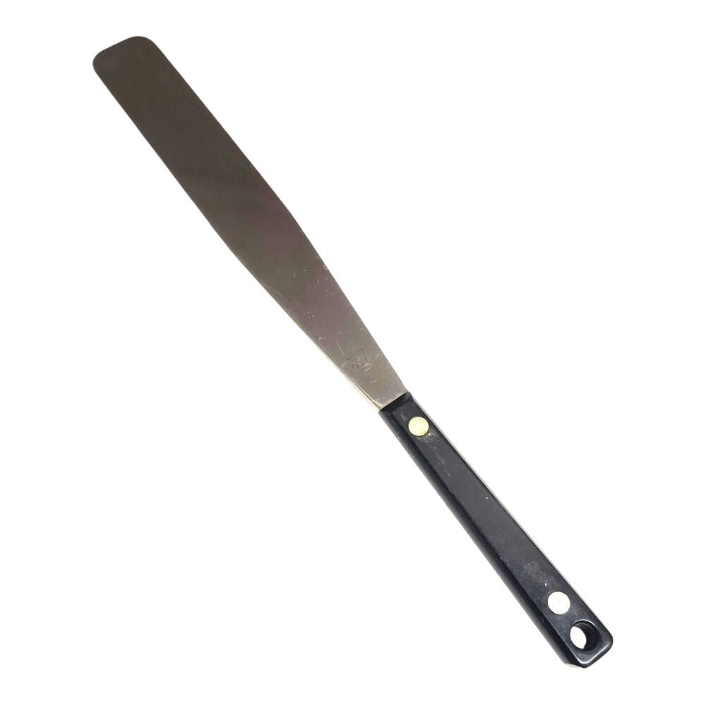 Vintage EKCO Vanadium Stainless USA Cake Frosting/Icing Spatula 12"‎ Black